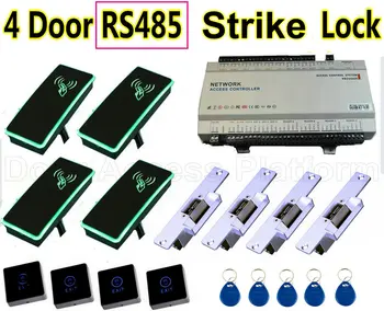 4 Door RS485 Telecommunication Access Controller Board, rs485 data transfer panel with wiegand26/34 reader control,4 strike lock
4 Door RS485 Telecommunication Access Controller Board, rs485 data transfer panel with wiegand26/34 reader control,4 strike lock