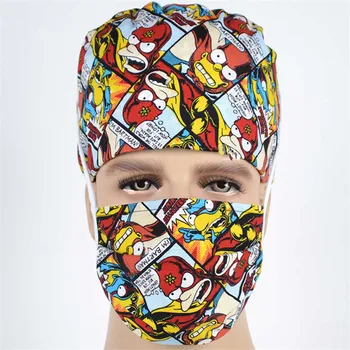 Print Doctor Surgical Scrub Cap for Women Hospital Medical Cap 100% Cotton Lab Clinic Dental Operation Tieback Doctor Nurse Hat 
Print Doctor Surgical Scrub Cap for Women Hospital Medical Cap 100% Cotton Lab Clinic Dental Operation Tieback Doctor Nurse Hat