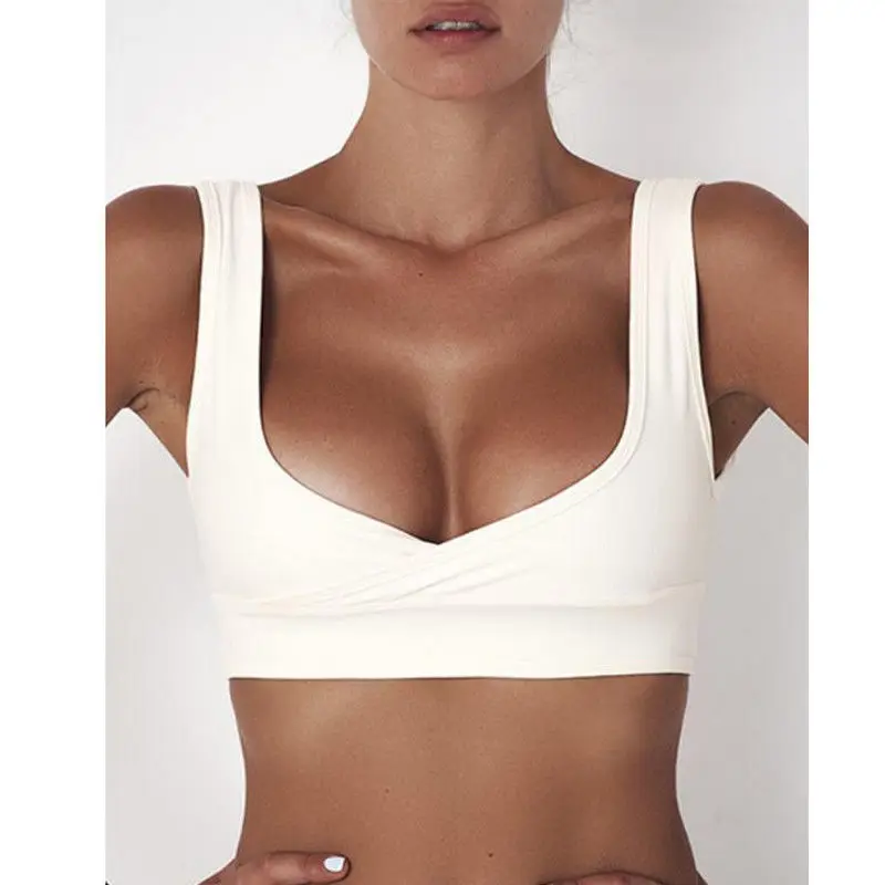 Summer new sexy Women backless Push-up Padded Bra Bikini Solid Swimsuit Swimwear Bathing Two-Piece Separates bikini top costume
Summer new sexy Women backless Push-up Padded Bra Bikini Solid Swimsuit Swimwear Bathing Two-Piece Separates bikini top costume