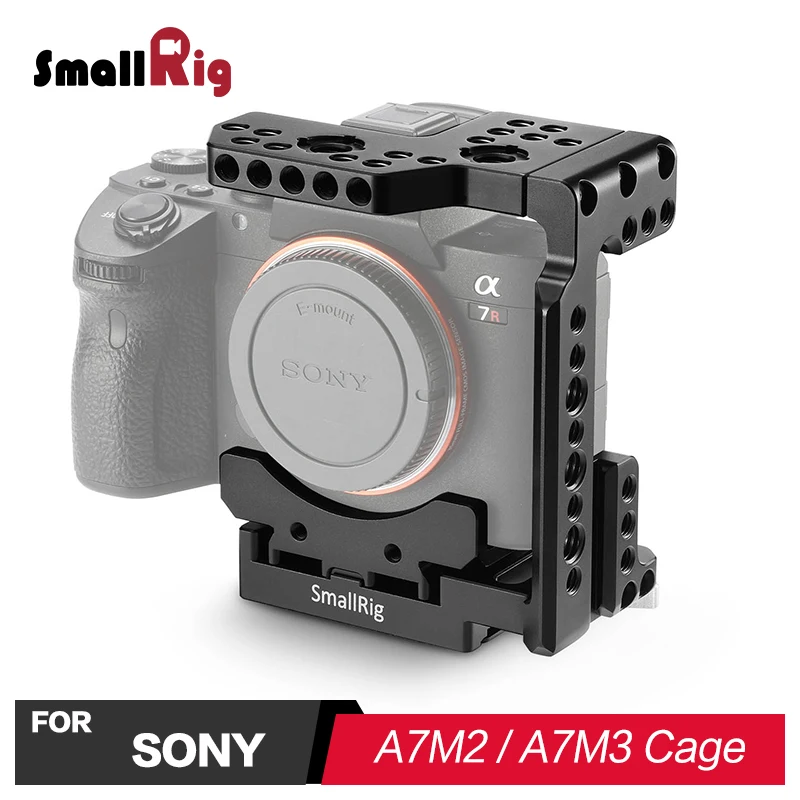 SmallRig Quick Release Camera Cage Half Cage for Sony A7R III/A7 III/A7 II/A7R II/A7S II A7M2 / A7M3 Cell 2098
SmallRig Quick Release Camera Cage Half Cage for Sony A7R III/A7 III/A7 II/A7R II/A7S II A7M2 / A7M3 Cell 2098