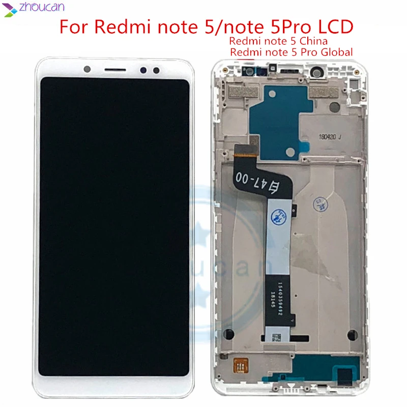 For Xiaomi Redmi Note 5 Pro LCD Display Note 5 Touch Screen Digitizer Assembly Replacement For Xiaomi Redmi Note5 5.99 Inch LCD
For Xiaomi Redmi Note 5 Pro LCD Display Note 5 Touch Screen Digitizer Assembly Replacement For Xiaomi Redmi Note5 5.99 Inch LCD