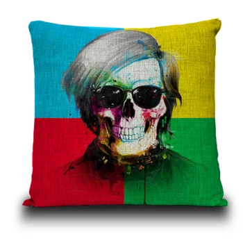 Wholesale! watercolor skull pillow colorful sunglasses skull cushion Linen Pillowcases in Home Decor sofa cushions
Wholesale! watercolor skull pillow colorful sunglasses skull cushion Linen Pillowcases in Home Decor sofa cushions
