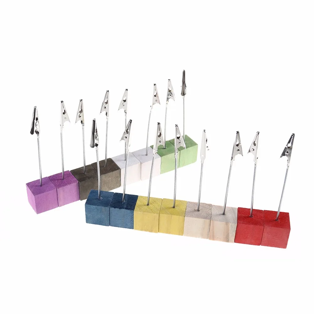 16pcs Colorful Cube Stand Wire Desk Card Note Picture Memo Photo Clip Holder Table Wedding Table Decoration Favors
16pcs Colorful Cube Stand Wire Desk Card Note Picture Memo Photo Clip Holder Table Wedding Table Decoration Favors
