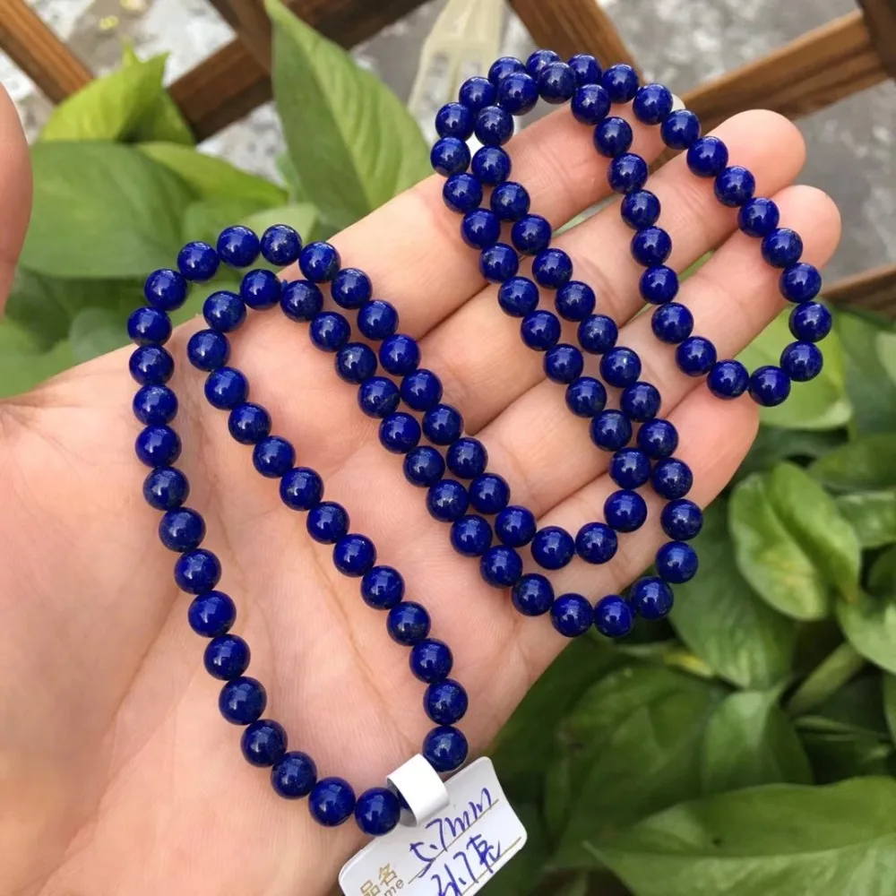 Drop Shipping 5.7mm Genuine Natural Lapis Lazuli Gemstone 3 laps Bracelet For Woman Female Crystal Stretch Gift Bracelets AAAAA
Drop Shipping 5.7mm Genuine Natural Lapis Lazuli Gemstone 3 laps Bracelet For Woman Female Crystal Stretch Gift Bracelets AAAAA