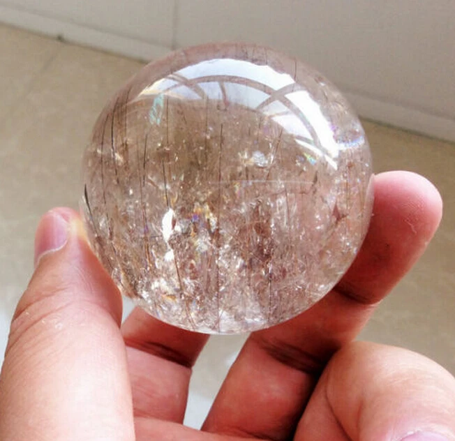 WBY 902++++++ Natural Gold Hair Rutilated Crystal Ball SPHERE Quartz Specimen
WBY 902++++++ Natural Gold Hair Rutilated Crystal Ball SPHERE Quartz Specimen