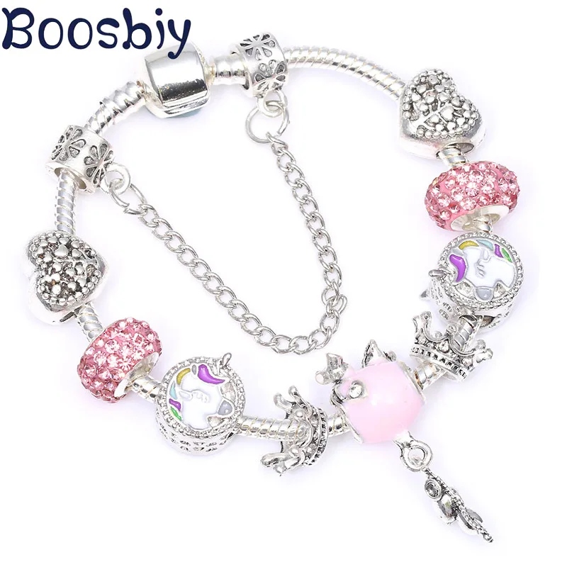 Boosbiy DIY Cute Cartoon Beads Charm Bracelets Fits European Original Bracelet For Children Jewelry Gift Dropshipping
Boosbiy DIY Cute Cartoon Beads Charm Bracelets Fits European Original Bracelet For Children Jewelry Gift Dropshipping