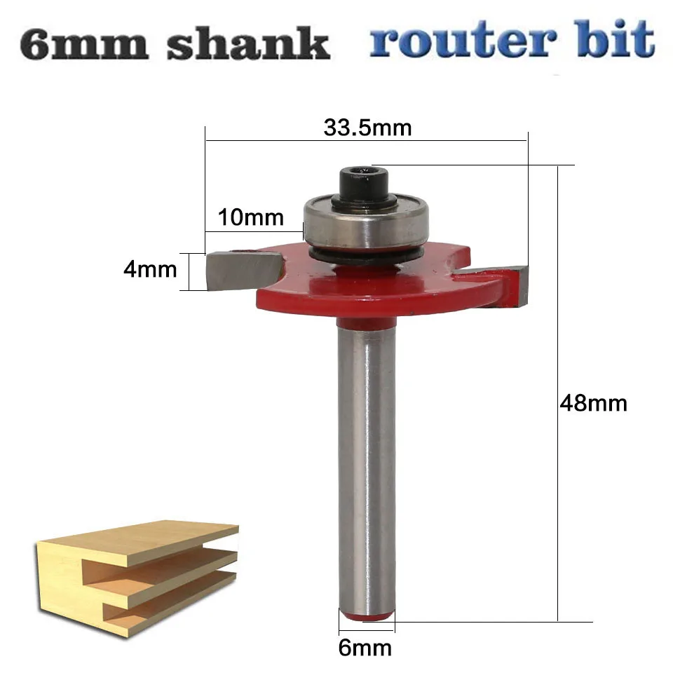 Top Quality 1Pc 6mm Shank "T" Type Biscuit Joint Slotting Wood Router Bit T- Slot Milling Cutters Woodworking Tools
Top Quality 1Pc 6mm Shank "T" Type Biscuit Joint Slotting Wood Router Bit T- Slot Milling Cutters Woodworking Tools