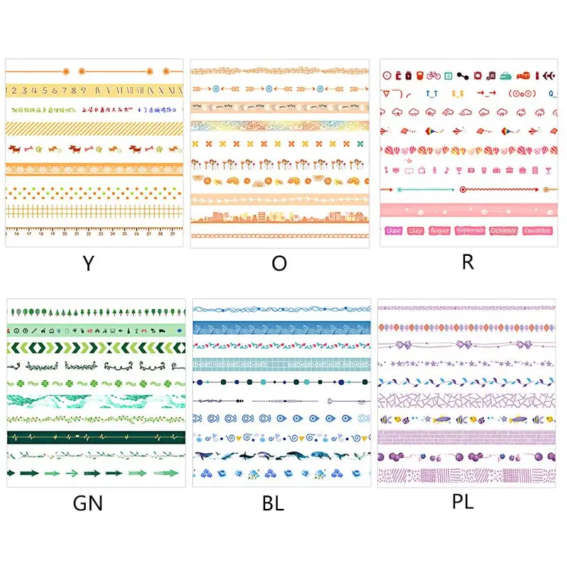10Pcs/Set Colourful Cute Paper Masking Washi Tape Set Stationery Scrapbooking Supplies
10Pcs/Set Colourful Cute Paper Masking Washi Tape Set Stationery Scrapbooking Supplies