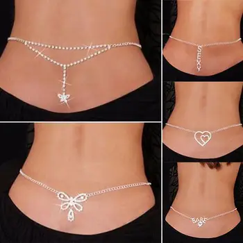 Women Sexy Rhinestone Butterfly Dance Body Belly Waist Chain Fashion Jewelry New Gift
Women Sexy Rhinestone Butterfly Dance Body Belly Waist Chain Fashion Jewelry New Gift