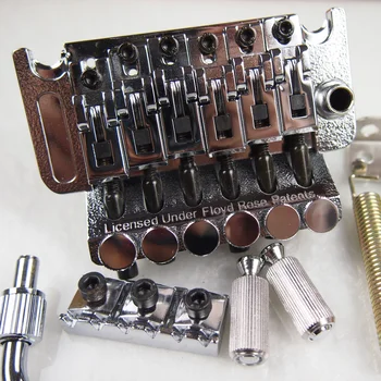 New Lic Tremolo Guitar Bridge Electric Guitar Double Locking Tremolo System Bridge Chrome BL-002-CR
New Lic Tremolo Guitar Bridge Electric Guitar Double Locking Tremolo System Bridge Chrome BL-002-CR