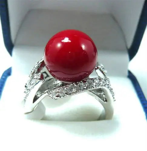 10x10 jewerly free shipping>Charming! Red South Sea shell pearl Bead Gems tones ring size 7 8 9
10x10 jewerly free shipping>Charming! Red South Sea shell pearl Bead Gems tones ring size 7 8 9