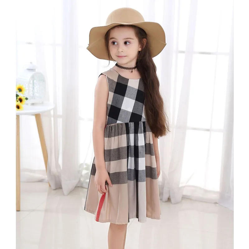 Summer Girl Dress Kids Children Dress Girls Sleeveless Plaid Dress Soft Cotton Summer Princess Dresses Baby Girls Clothes
Summer Girl Dress Kids Children Dress Girls Sleeveless Plaid Dress Soft Cotton Summer Princess Dresses Baby Girls Clothes