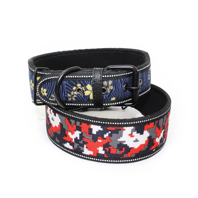 9 dog collar and leash set