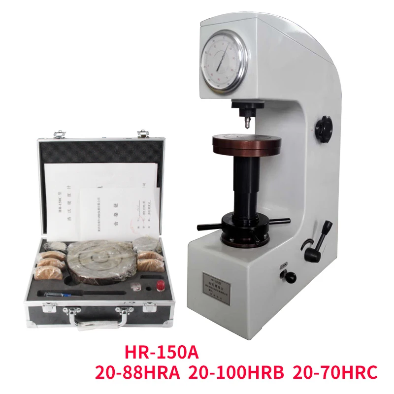 HR150A HRC hardness tester Desktop Metal surface Manual Durometer Hardness testing machine Maximum load 150KGF Y
HR150A HRC hardness tester Desktop Metal surface Manual Durometer Hardness testing machine Maximum load 150KGF Y