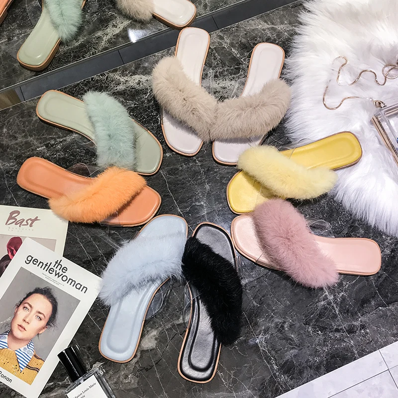 Women Fur Slippers Slides Fashion Flat Plush Ladies Shoes Slip-on Comfortable Summer Flip Flops Faux Fur Slippers Female z1w
Women Fur Slippers Slides Fashion Flat Plush Ladies Shoes Slip-on Comfortable Summer Flip Flops Faux Fur Slippers Female z1w