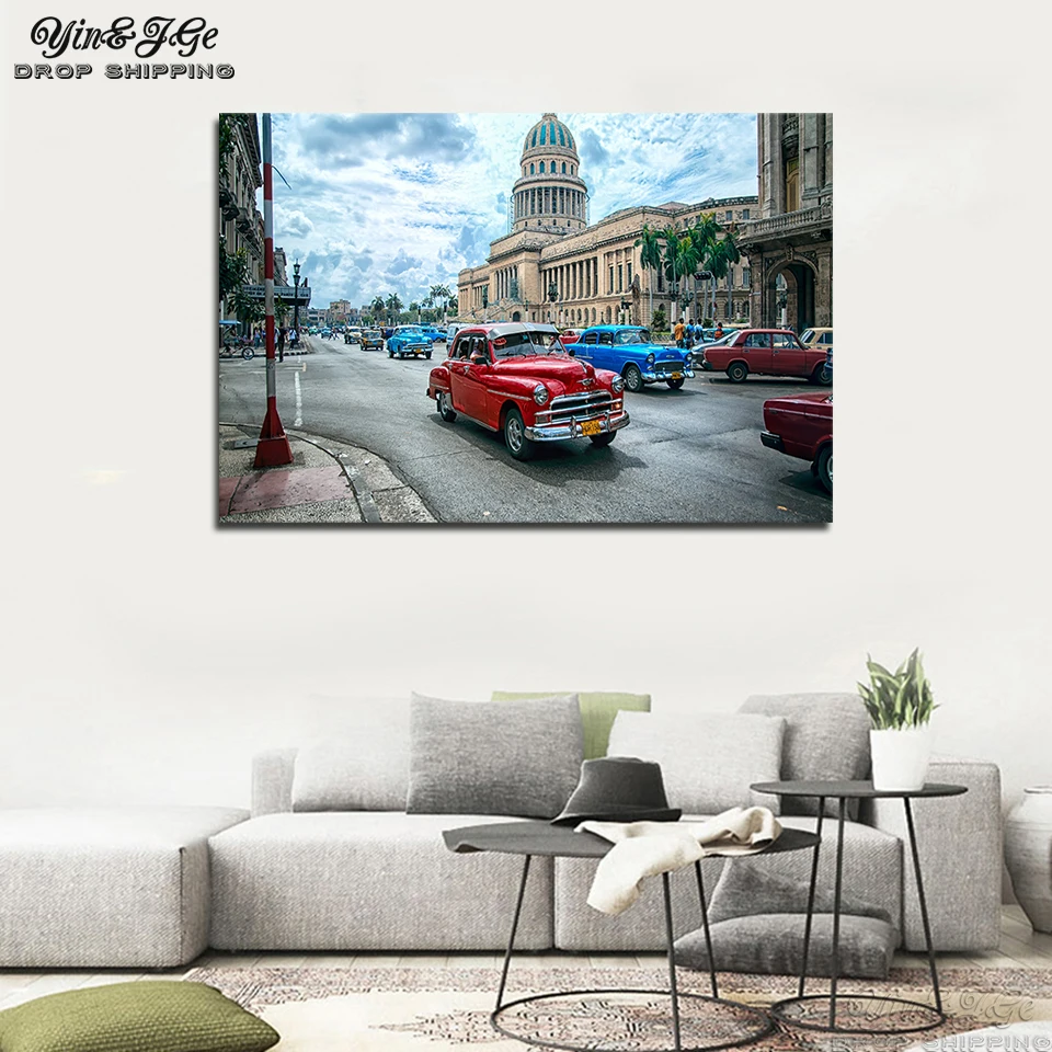 Wall Art Canvas Painting HD Prints Home Decor Havana Cuba Car City 1 Pieces Modular Cuadros Pictures Living Room Artwork Posters
Wall Art Canvas Painting HD Prints Home Decor Havana Cuba Car City 1 Pieces Modular Cuadros Pictures Living Room Artwork Posters