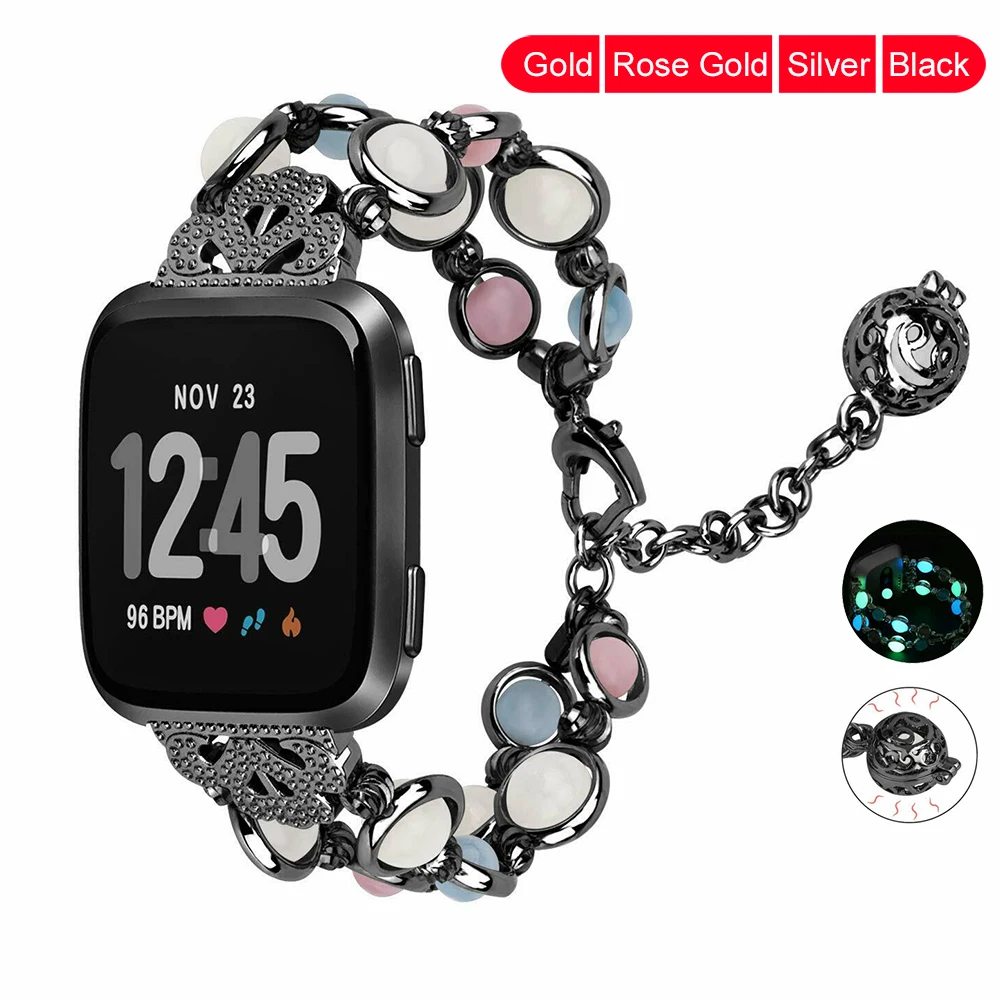 Essidi Luminous Strap For Fitbit Versa Smart Bracelet Band Loop Adjustable Metal Wristband Strap For Fitbit Versa 2
Essidi Luminous Strap For Fitbit Versa Smart Bracelet Band Loop Adjustable Metal Wristband Strap For Fitbit Versa 2