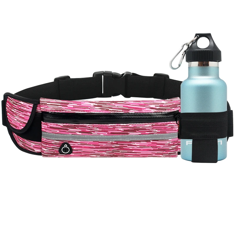 Waterproof Waist Pouch Fanny Pack Water Bottle Holder Sports Running