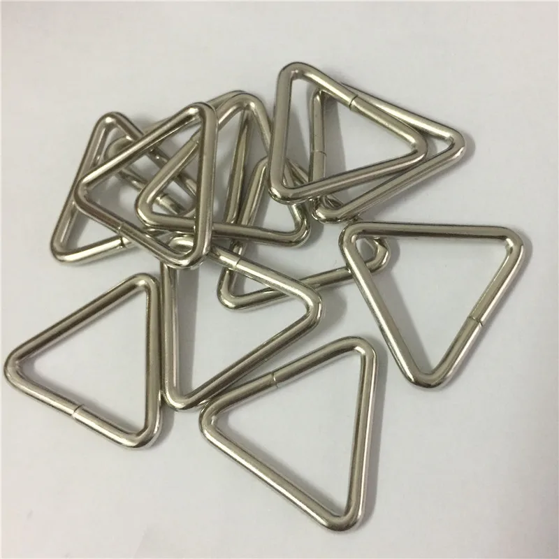 50PCS Metal Triangle Shape Buckle 20mm 25mm 7/8''1'' Unwelded Iron Dee Ring For Handbag Belt Leather Bag DIY Accessories
50PCS Metal Triangle Shape Buckle 20mm 25mm 7/8''1'' Unwelded Iron Dee Ring For Handbag Belt Leather Bag DIY Accessories