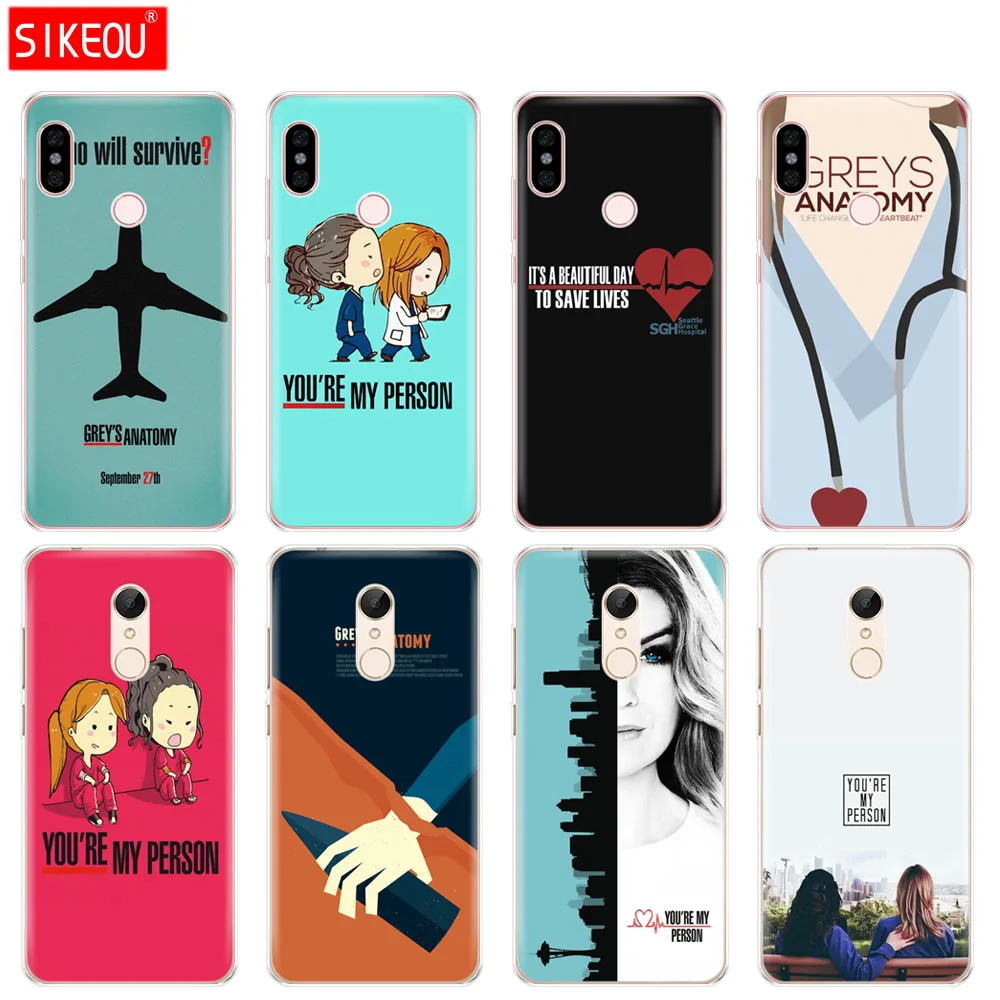 Silicone Cover phone Case for Xiaomi redmi 5 4 1 1s 2 3 3s pro PLUS redmi note 4 4X 4A 5A Greys Anatomy
Silicone Cover phone Case for Xiaomi redmi 5 4 1 1s 2 3 3s pro PLUS redmi note 4 4X 4A 5A Greys Anatomy