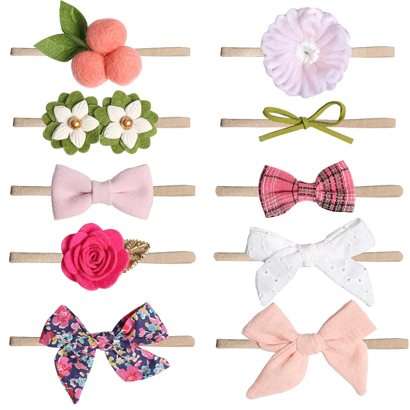10pcs/lot New Childrens Flowers Headbands Photography props Great Elasticity Girls Bow Headwear Kids Hair Bands Hair Accessories
10pcs/lot New Childrens Flowers Headbands Photography props Great Elasticity Girls Bow Headwear Kids Hair Bands Hair Accessories