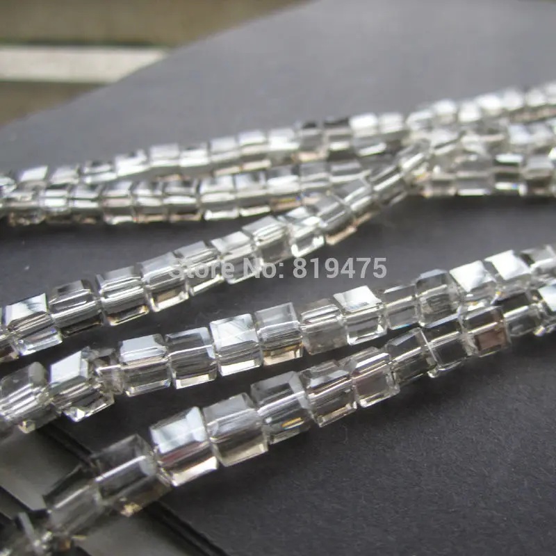 100Pcs/Lot 4mm Glass crystal beads Loose Cube Square shape Gray/Grey color for jewelry making
100Pcs/Lot 4mm Glass crystal beads Loose Cube Square shape Gray/Grey color for jewelry making