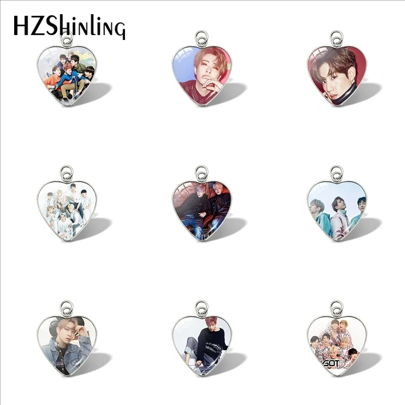 2019 New Got7 Heart Pendant Korea Kpop Pendants Glass Dome Cabochon Jewelry Car Ladies Wallet Charms
2019 New Got7 Heart Pendant Korea Kpop Pendants Glass Dome Cabochon Jewelry Car Ladies Wallet Charms