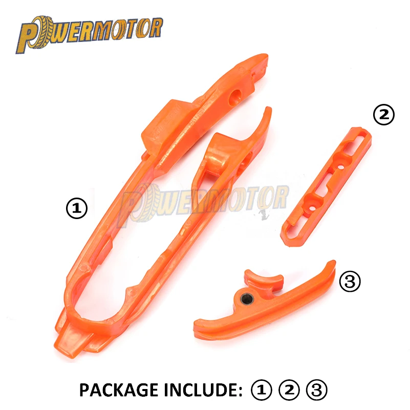 Orange Chain Slider Sliding Swingarm Guide With Brake Hose Clamp For KTM SX SXF SMR XC XCF 125 150 200 250 350 450 525 2011-2017
Orange Chain Slider Sliding Swingarm Guide With Brake Hose Clamp For KTM SX SXF SMR XC XCF 125 150 200 250 350 450 525 2011-2017
