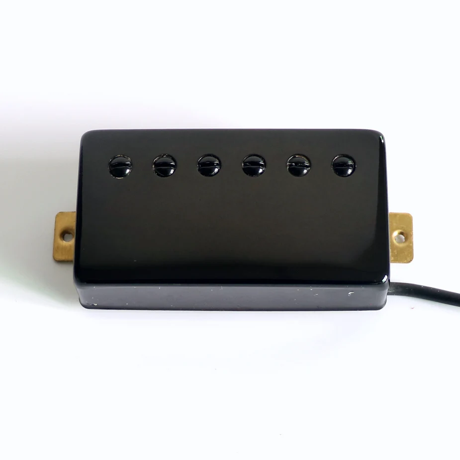Electric guitar parts ceramic humbucking LP guitar pickup in black with pole screws and blade
Electric guitar parts ceramic humbucking LP guitar pickup in black with pole screws and blade