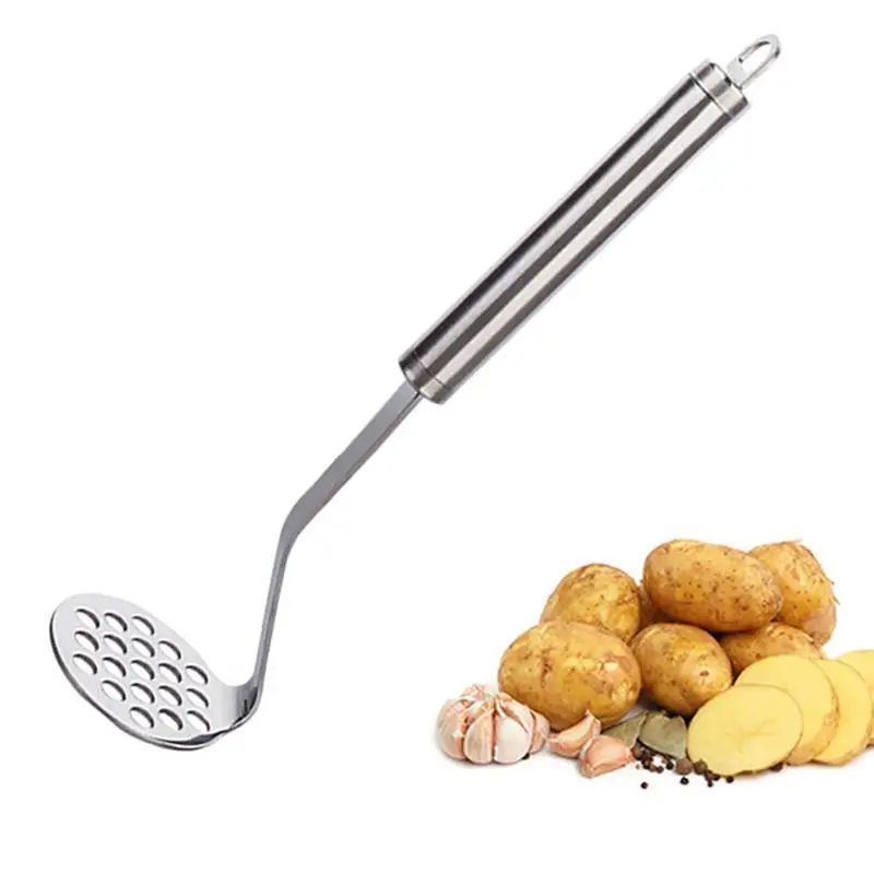 Creative Potato Masher Stainless Steel Potato Pressure Mud Crusher Potatoes Masher Fruit Vegetable Tool Kitchen Accessories
Creative Potato Masher Stainless Steel Potato Pressure Mud Crusher Potatoes Masher Fruit Vegetable Tool Kitchen Accessories