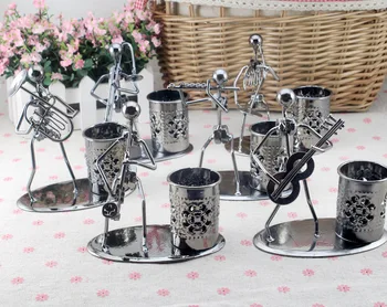 Small Iron Man Metal Crafts Band Style Iron Pen Holder Creative Office Desktop Ornament Fashion Home Decor Business Gifts
Small Iron Man Metal Crafts Band Style Iron Pen Holder Creative Office Desktop Ornament Fashion Home Decor Business Gifts