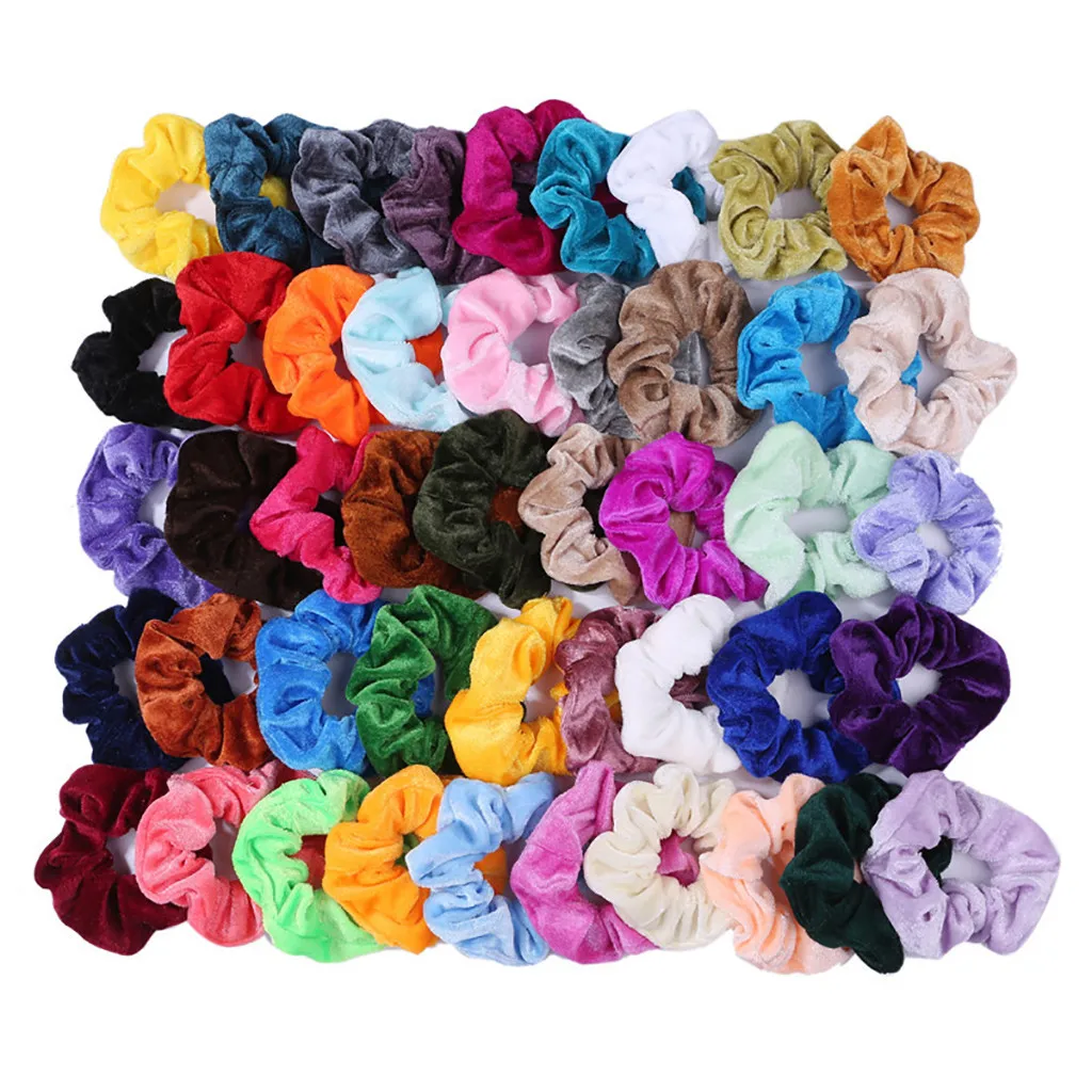 46 Pcs/Set Vintage Hair Scrunchies Stretchy Velvet Scrunchie Pack Women Elastic Hair Bands Girl Headwear Solid Rubber Hair Ties
46 Pcs/Set Vintage Hair Scrunchies Stretchy Velvet Scrunchie Pack Women Elastic Hair Bands Girl Headwear Solid Rubber Hair Ties
