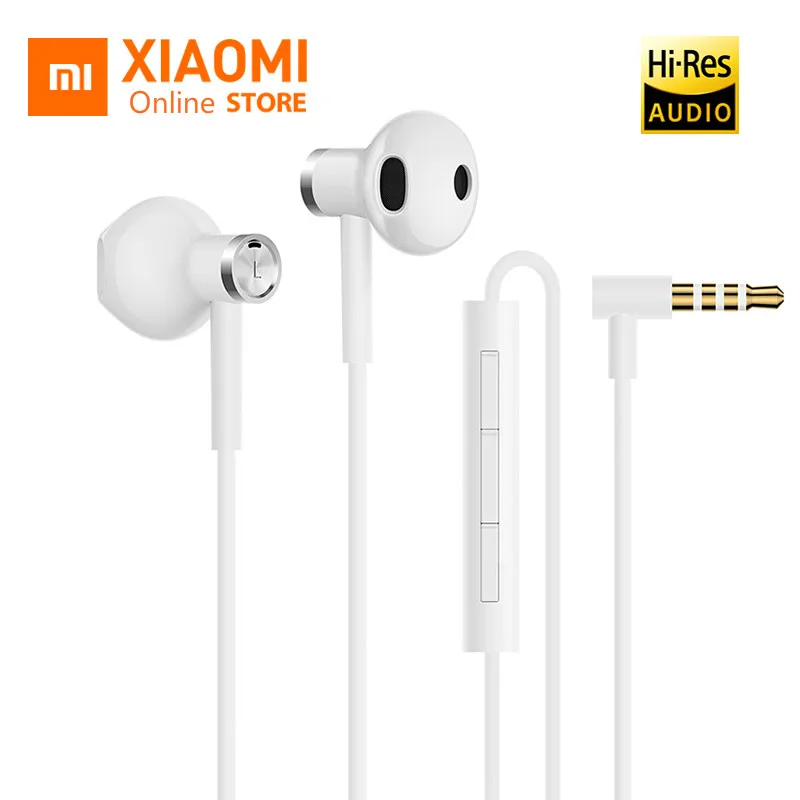 New Wire Original Xiaomi Dual Driver Earphone Half-In-Ear Dynamic piezoCeramic Hybrid DC MEM Mic Tenacity Control L-Shape Plug
New Wire Original Xiaomi Dual Driver Earphone Half-In-Ear Dynamic piezoCeramic Hybrid DC MEM Mic Tenacity Control L-Shape Plug
