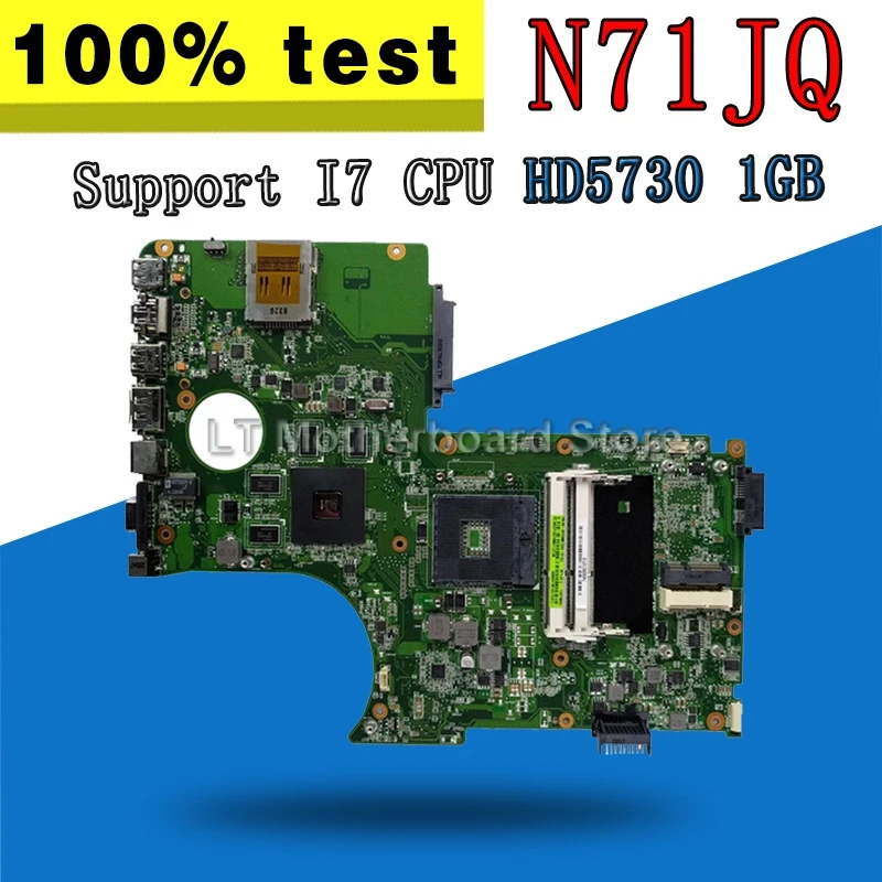 Support i7 CPU laptop Mainboard For ASUS N71J N71JA N71JQ Motherboard with HD5730 1GB Video Memory
Support i7 CPU laptop Mainboard For ASUS N71J N71JA N71JQ Motherboard with HD5730 1GB Video Memory