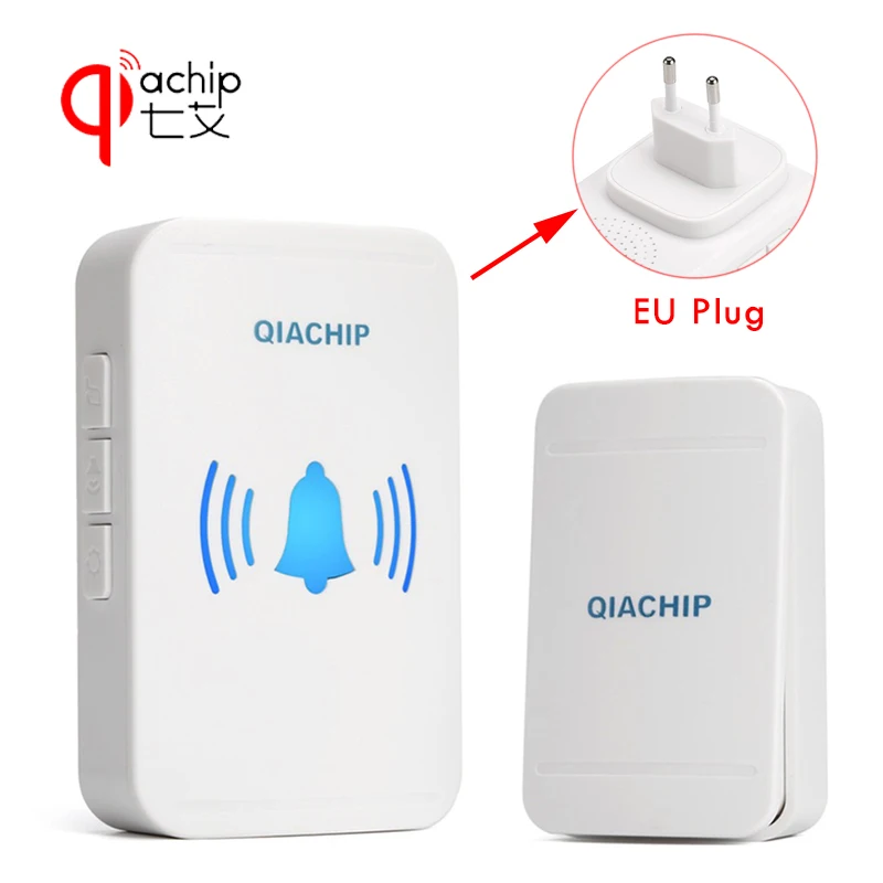 Self-powered Wireless Doorbells EU Plug No battery Waterproof 38 Musical Tones 150m Range remote control Smart Electronics
Self-powered Wireless Doorbells EU Plug No battery Waterproof 38 Musical Tones 150m Range remote control Smart Electronics