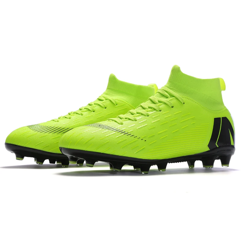 Men's Soccer Cleats High Ankle Football Shoes HTB1cGn8bbr1gK0jSZR0q6zP8XXaQ.jpg - Men's Soccer Cleats High Ankle Football Shoes