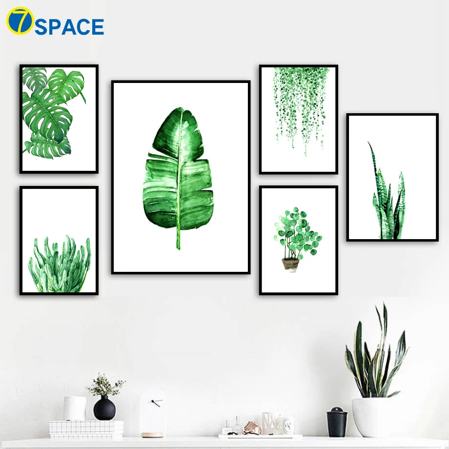 Watercolor fresh Green Potted Plant Leaf Nordic Posters And Prints Wall Art Canvas Painting Wall Pictures For Living Room Decor
Watercolor fresh Green Potted Plant Leaf Nordic Posters And Prints Wall Art Canvas Painting Wall Pictures For Living Room Decor