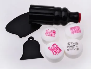 Black Double Seal Stamper Scraper Nail Printing Nail Art Template Manicure Polaco Printer Tool Nail Art Equipment
Black Double Seal Stamper Scraper Nail Printing Nail Art Template Manicure Polaco Printer Tool Nail Art Equipment