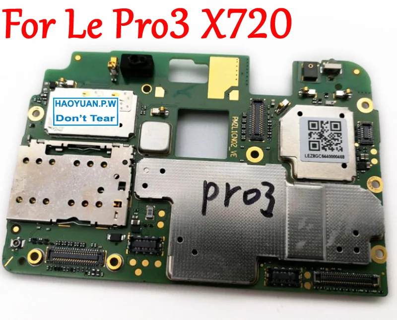 Tested Full Work Unlock Motherboard Electronic Panel For Letv leEco Le Pro3 LePro3 X720 X722 Logic Circuit Board
Tested Full Work Unlock Motherboard Electronic Panel For Letv leEco Le Pro3 LePro3 X720 X722 Logic Circuit Board