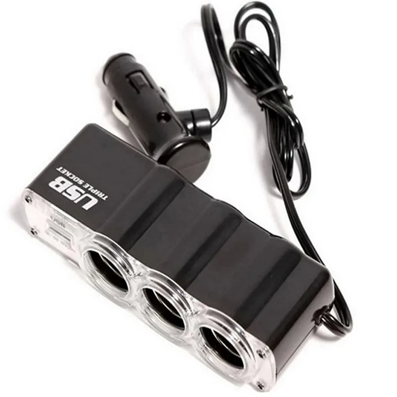 WUPP 2018 Hot Sell1 USB Charger Supply and 3 Socket Car Cigarette Lighter Extender Splitter Splitter dischount#LD
WUPP 2018 Hot Sell1 USB Charger Supply and 3 Socket Car Cigarette Lighter Extender Splitter Splitter dischount#LD