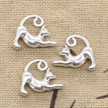 6pcs Charms Lazy Cat 15x18mm Antique Silver Color Plated Pendants Making DIY Handmade Tibetan Silver Color Finding Jewelry
6pcs Charms Lazy Cat 15x18mm Antique Silver Color Plated Pendants Making DIY Handmade Tibetan Silver Color Finding Jewelry