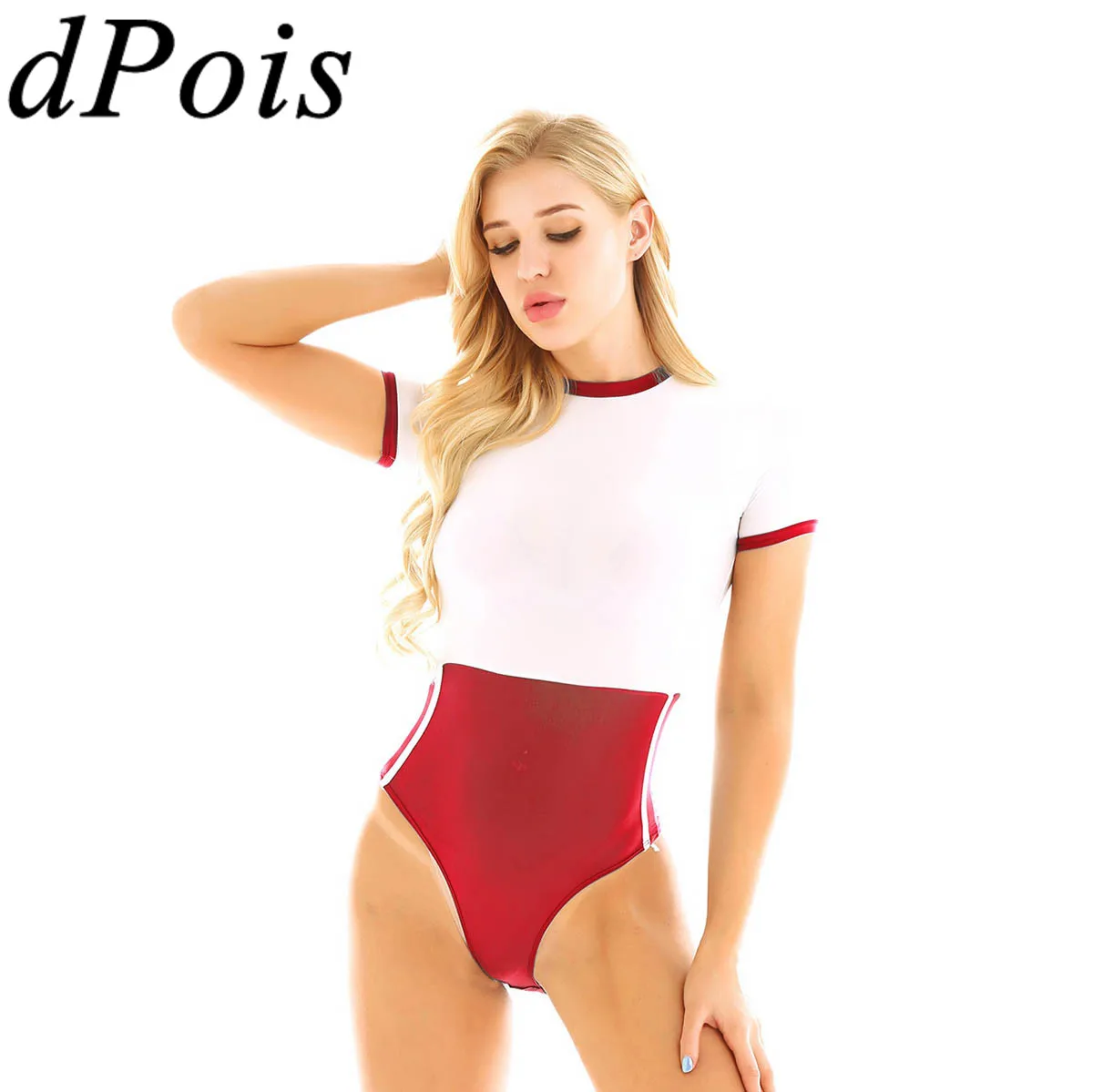 Women Girls Anime Halloween Cosplay Costumes Schoolgirl Uniform High Cut Thong Bodysuits See Through Gymnastics Leotard Swimsuit
Women Girls Anime Halloween Cosplay Costumes Schoolgirl Uniform High Cut Thong Bodysuits See Through Gymnastics Leotard Swimsuit