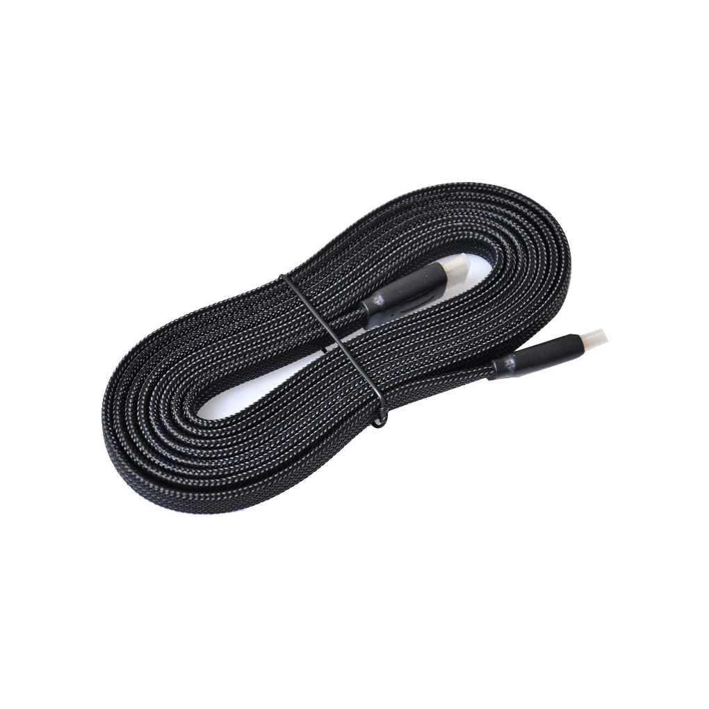 HDMI Flat Nylon Braided Cable V1.4 High Speed 3D HD Gold Plated Plug HD Line for Computer JK22
HDMI Flat Nylon Braided Cable V1.4 High Speed 3D HD Gold Plated Plug HD Line for Computer JK22