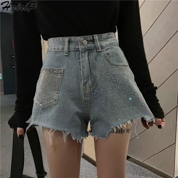 HziriP New Hot Sale 2019 Summer Sweet Women Pocket Solid Slim Irregular High Waist Simple Denim Plus Size Shorts Preppy Style
HziriP New Hot Sale 2019 Summer Sweet Women Pocket Solid Slim Irregular High Waist Simple Denim Plus Size Shorts Preppy Style