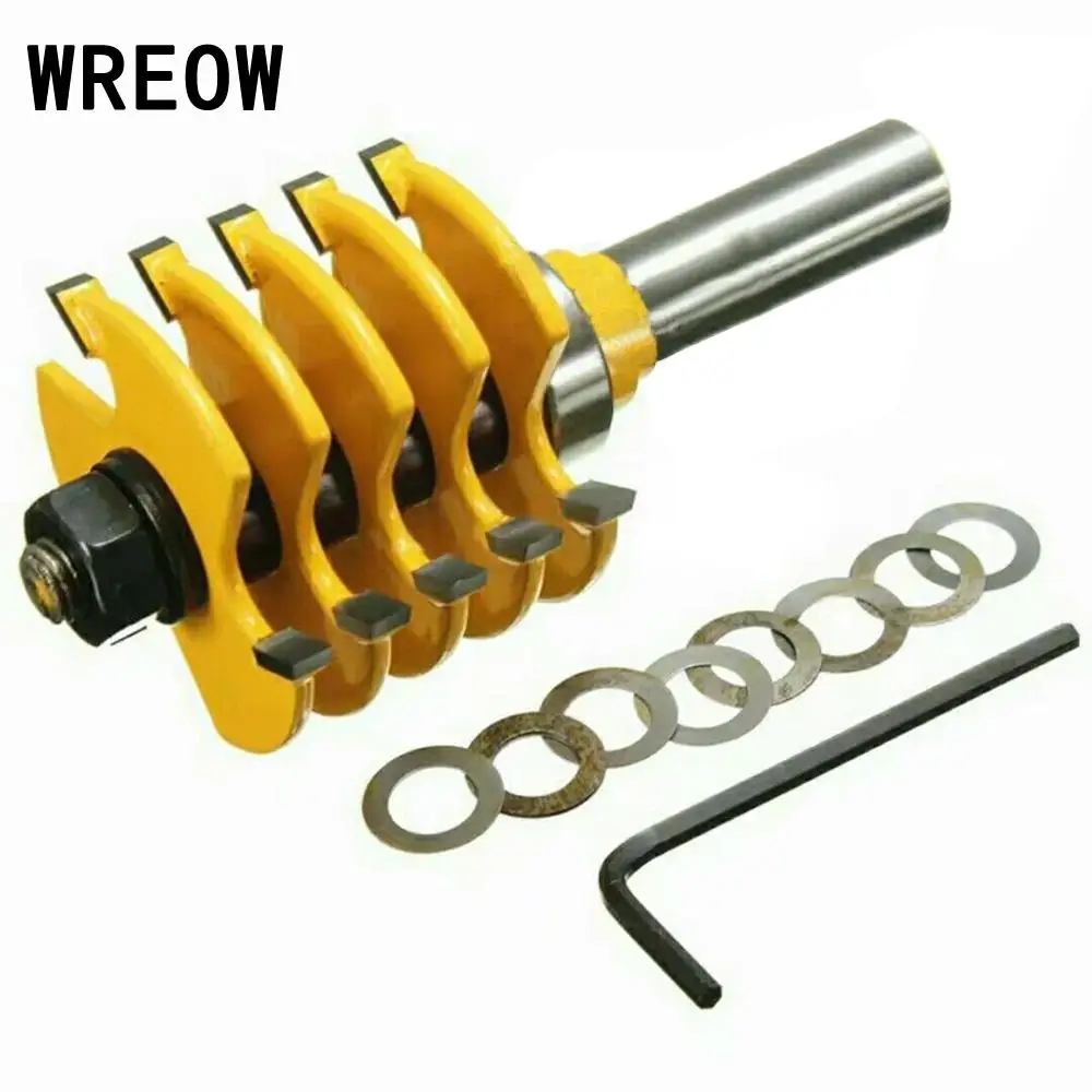 1/2'' Shank Carbide Router Bit Woodworking Splicing Finger Joint Tenon Cutter Tool Wood Floor Engraving Machine Woodworking Tool
1/2'' Shank Carbide Router Bit Woodworking Splicing Finger Joint Tenon Cutter Tool Wood Floor Engraving Machine Woodworking Tool