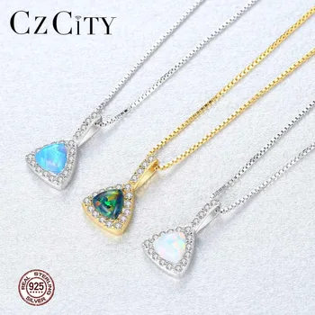 CZCITY New Design 925 Sterling Silver Triangle Pendant Necklace for Women Party Luxury CZ Exquisite Choker Three Colors Jewelry
CZCITY New Design 925 Sterling Silver Triangle Pendant Necklace for Women Party Luxury CZ Exquisite Choker Three Colors Jewelry