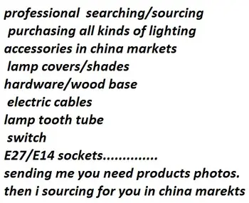 I am professional sourcing/searching lighting accessories spare parts in china markets with competitive price,good quality
I am professional sourcing/searching lighting accessories spare parts in china markets with competitive price,good quality