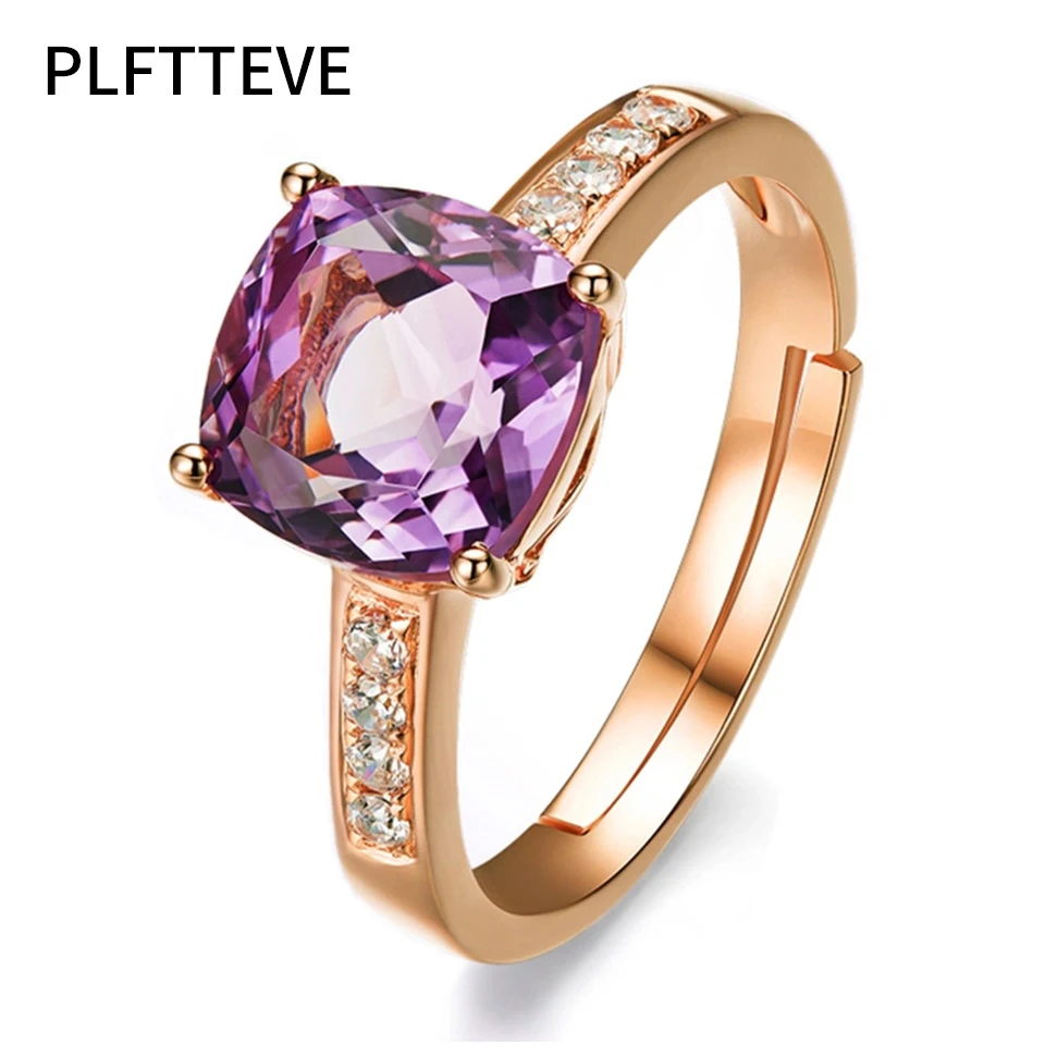 Red Purple White Zircon Open Rings For Women Rose Gold Silver Color Adjustable Engagement Wedding Female Ring Fashion Jewelry
Red Purple White Zircon Open Rings For Women Rose Gold Silver Color Adjustable Engagement Wedding Female Ring Fashion Jewelry