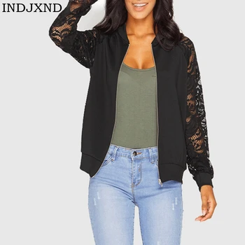 INDJXND 2018 NEW Listing Womens Casual Fashion Long Sleeve Lace Suit Casual Jacket Coat Outwear Zipper Short Jacket Vestidos
INDJXND 2018 NEW Listing Womens Casual Fashion Long Sleeve Lace Suit Casual Jacket Coat Outwear Zipper Short Jacket Vestidos