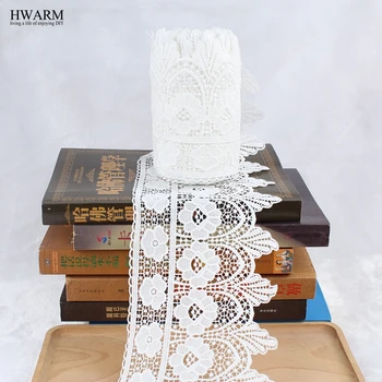 white african lace fabric ribbon wedding decoration trim DIY 20yard milk silk embroidery watersoluble lace high-grade hollow bar
white african lace fabric ribbon wedding decoration trim DIY 20yard milk silk embroidery watersoluble lace high-grade hollow bar